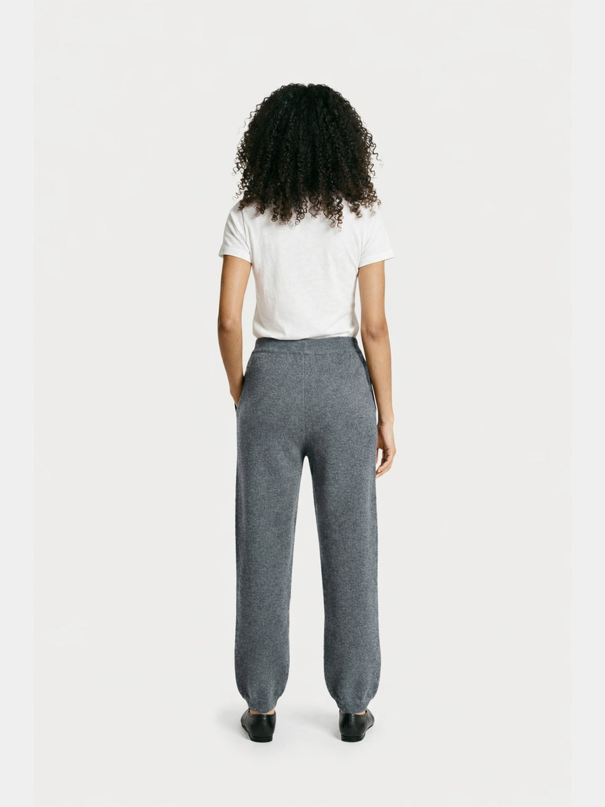 Women's Cashmere Sweatpants — Dark Gray