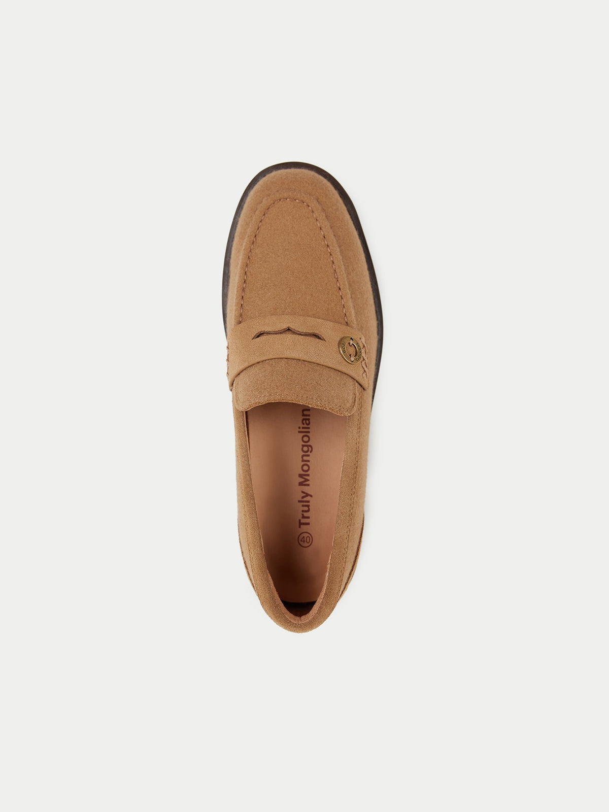 Cashmere Loafers — Golden Brown