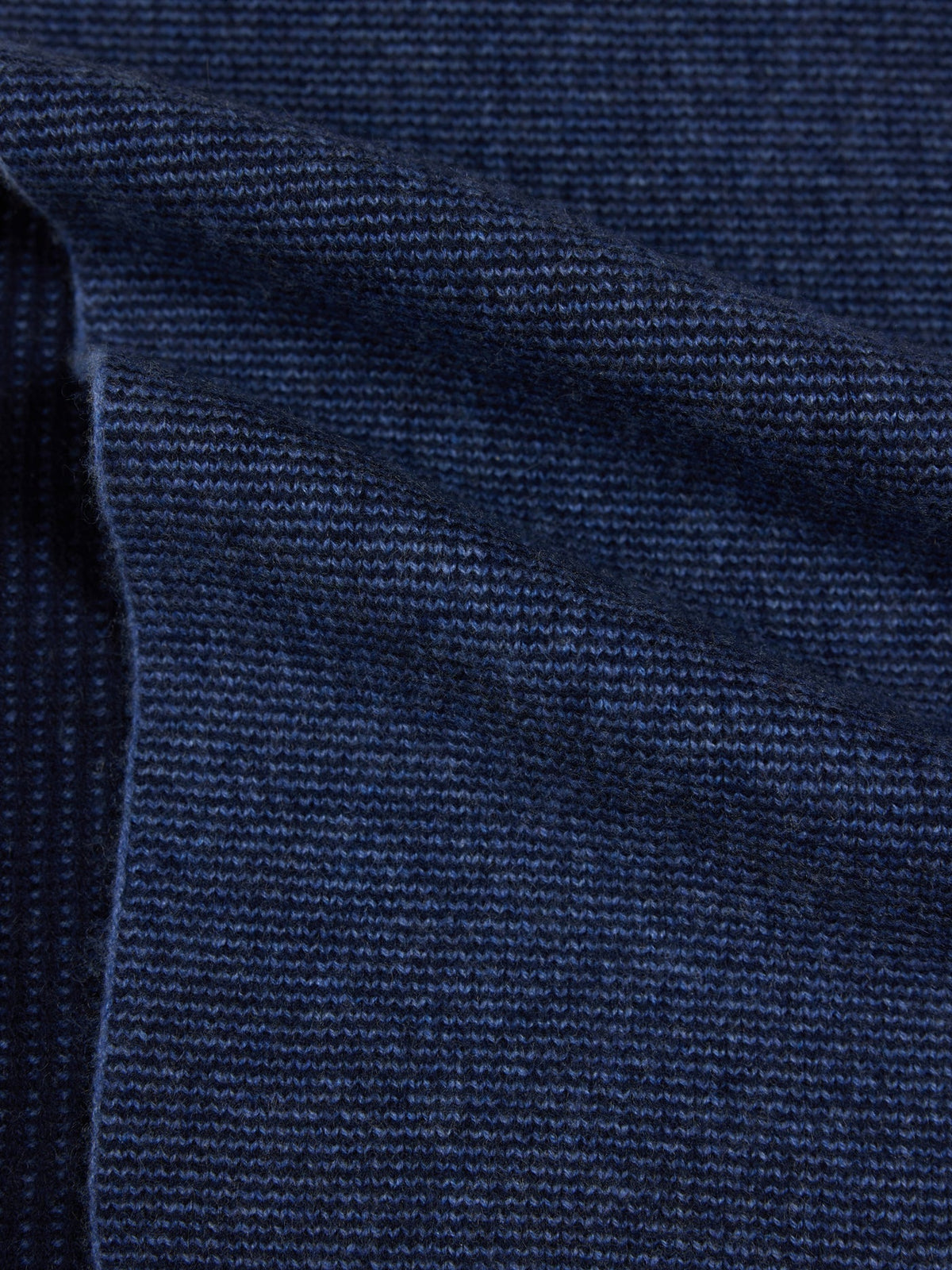 Cashmere Reversible Scarf — Navy