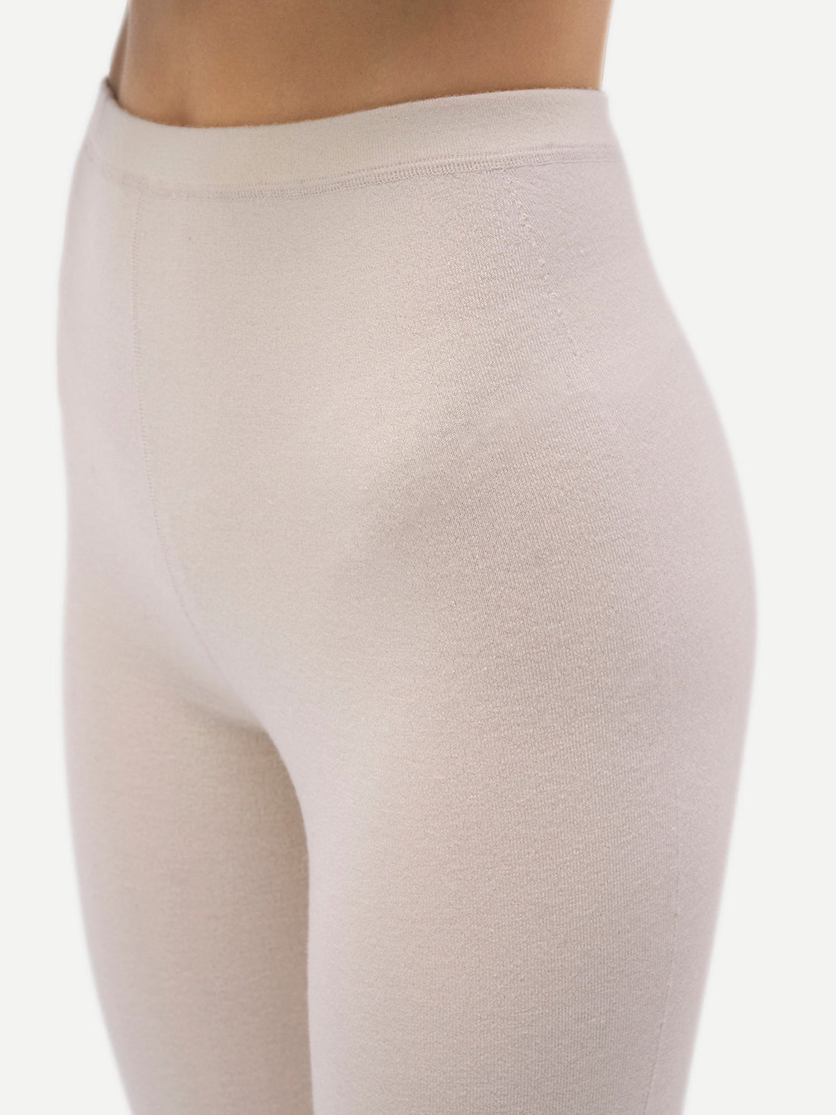 Women's Silk Cashmere Leggings — Pure White