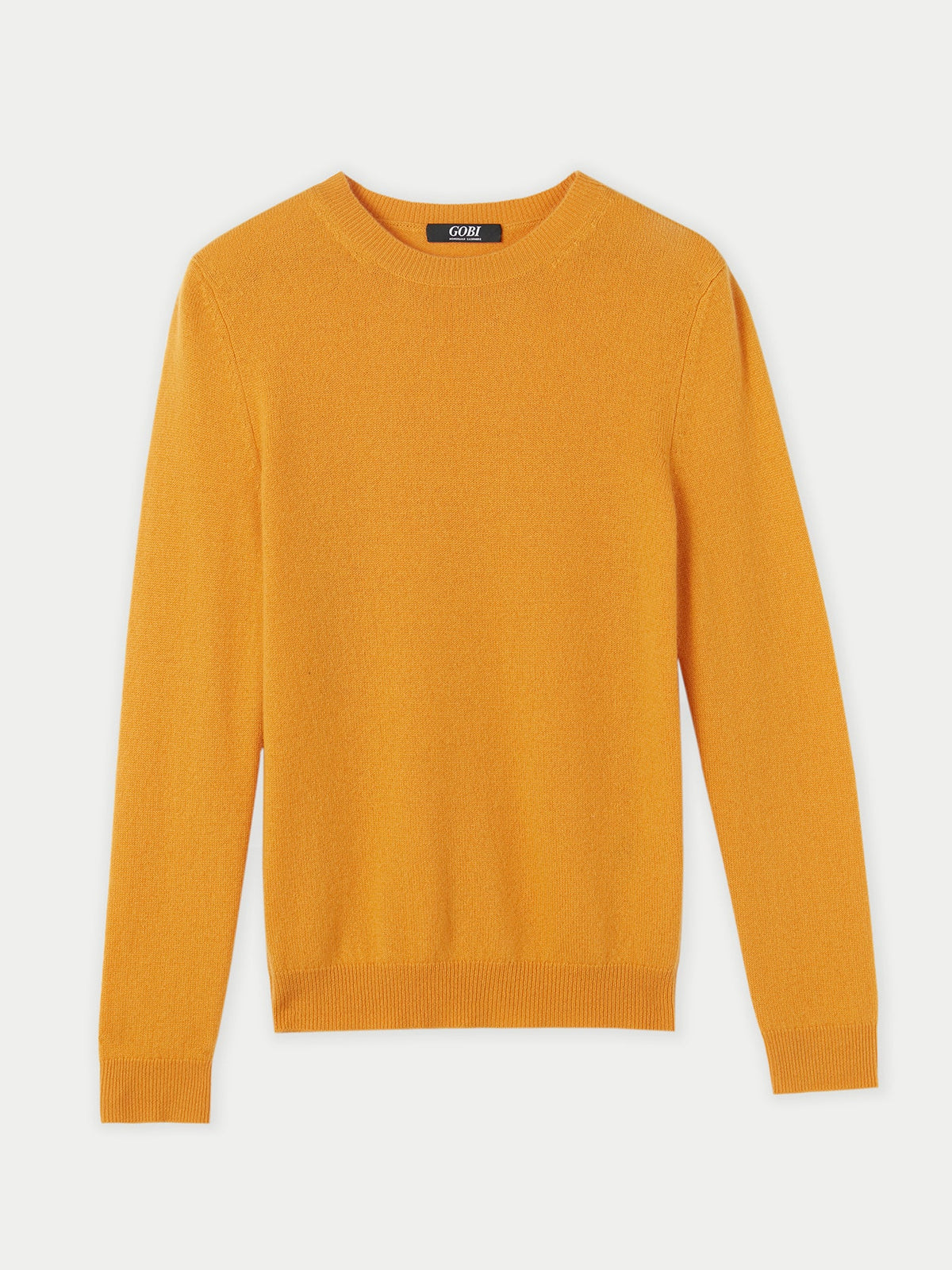 Cashmere Hat & Sweater Set — Amber Yellow