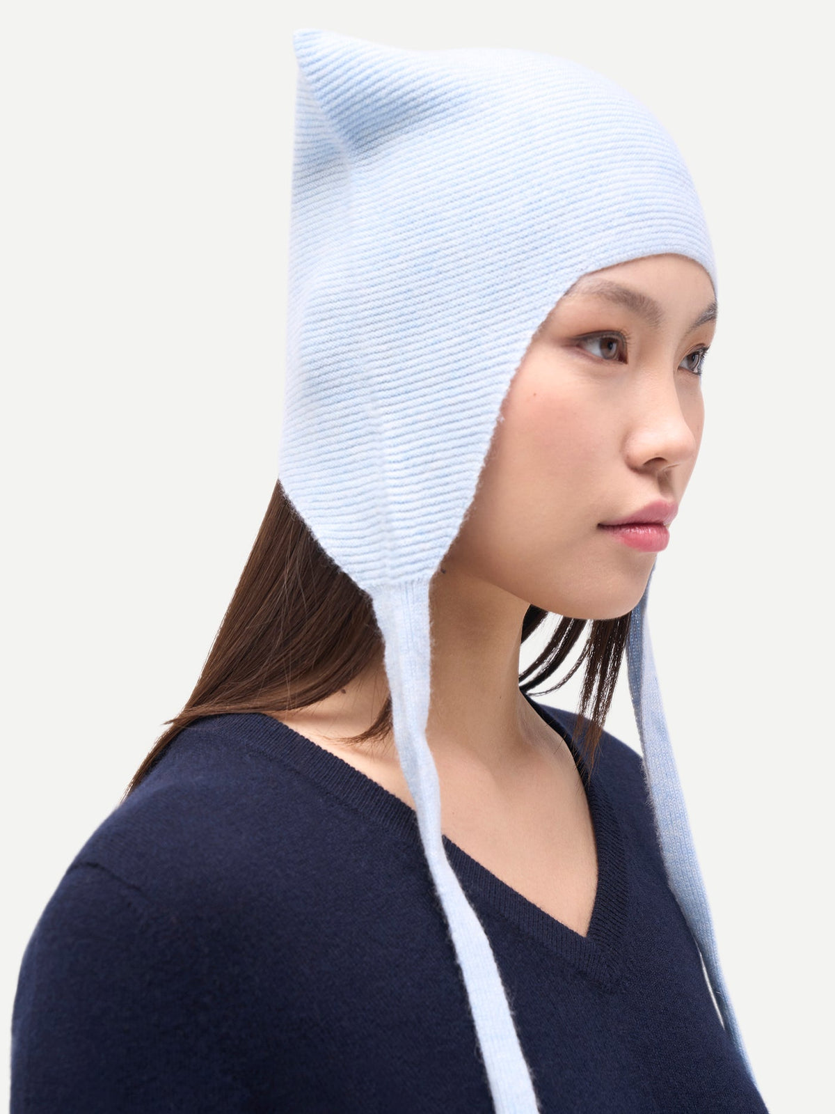 Earflaps Hat — Baby Blue
