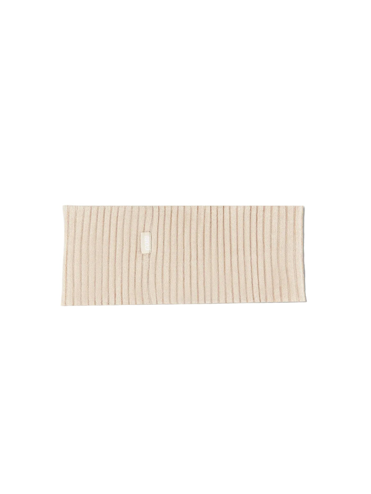 Natural Color Responsible Cashmere Headband — Beige