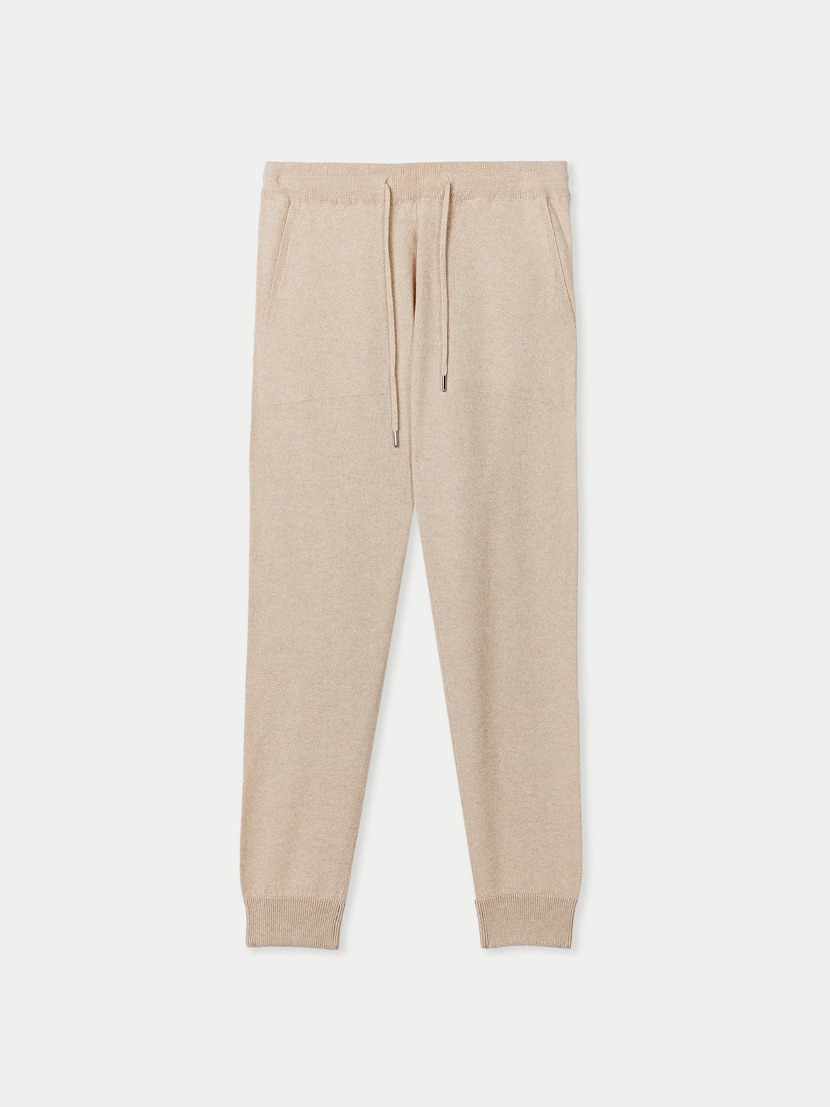 Men's Cashmere Jogger — Beige