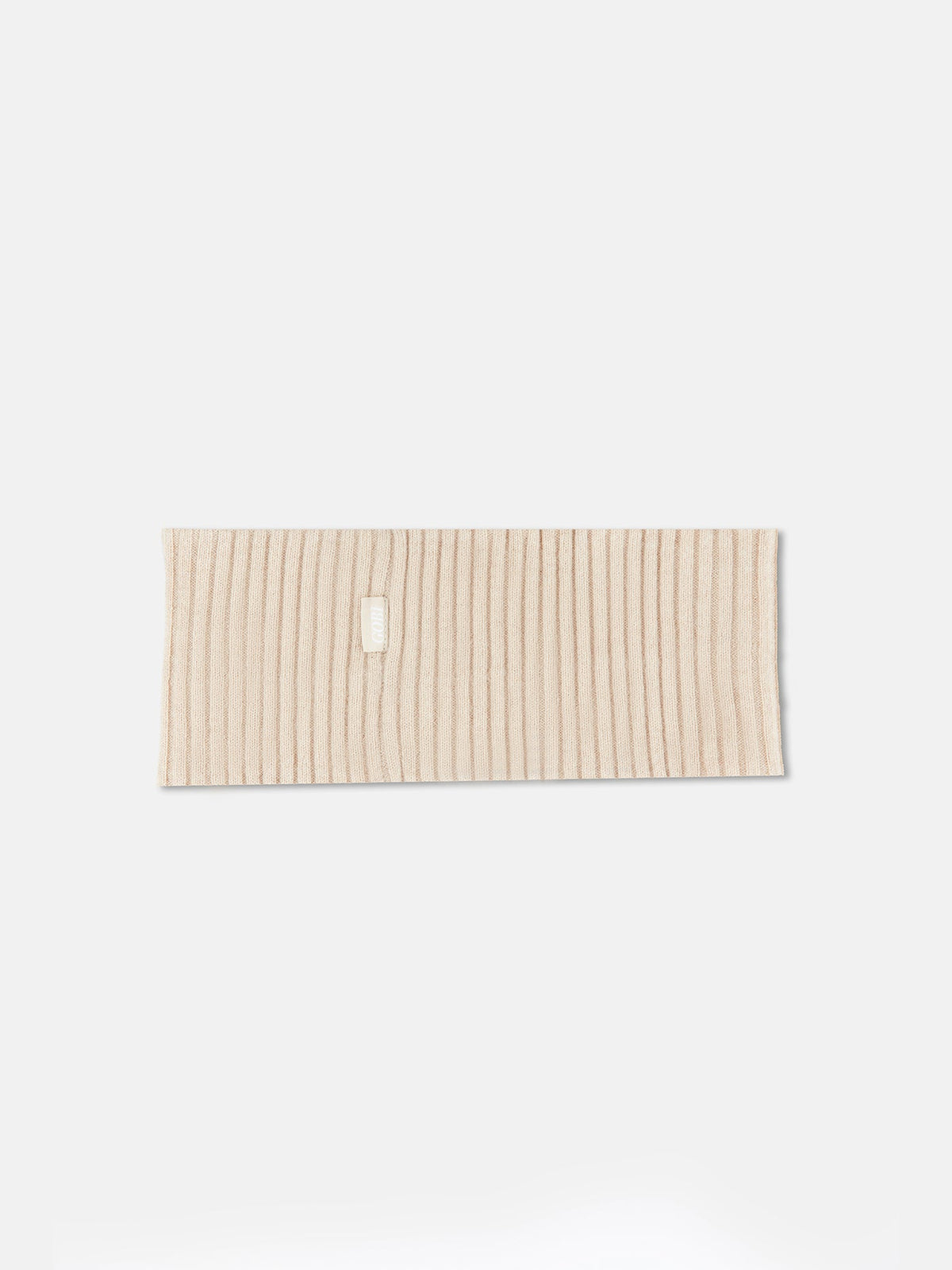 Natural Color Responsible Cashmere Headband — Beige