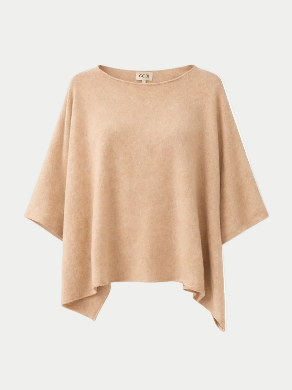 Timeless Knitted Poncho — Beige