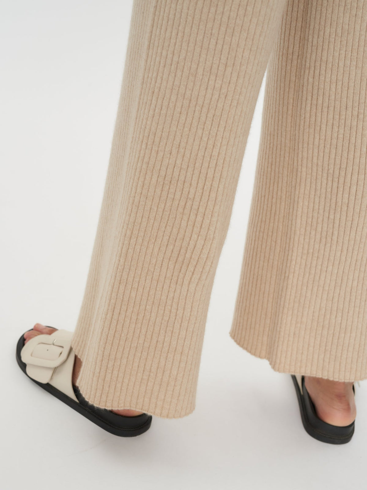 Cashmere Pants — Beige