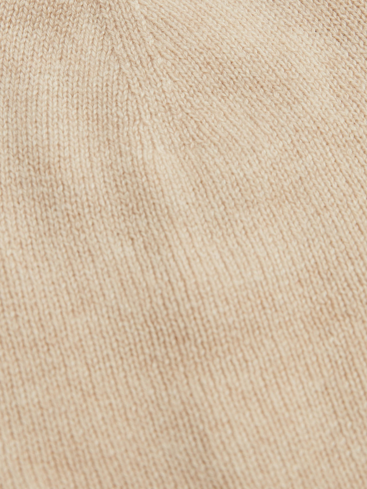 Cashmere Hat & Sweater Set — Beige