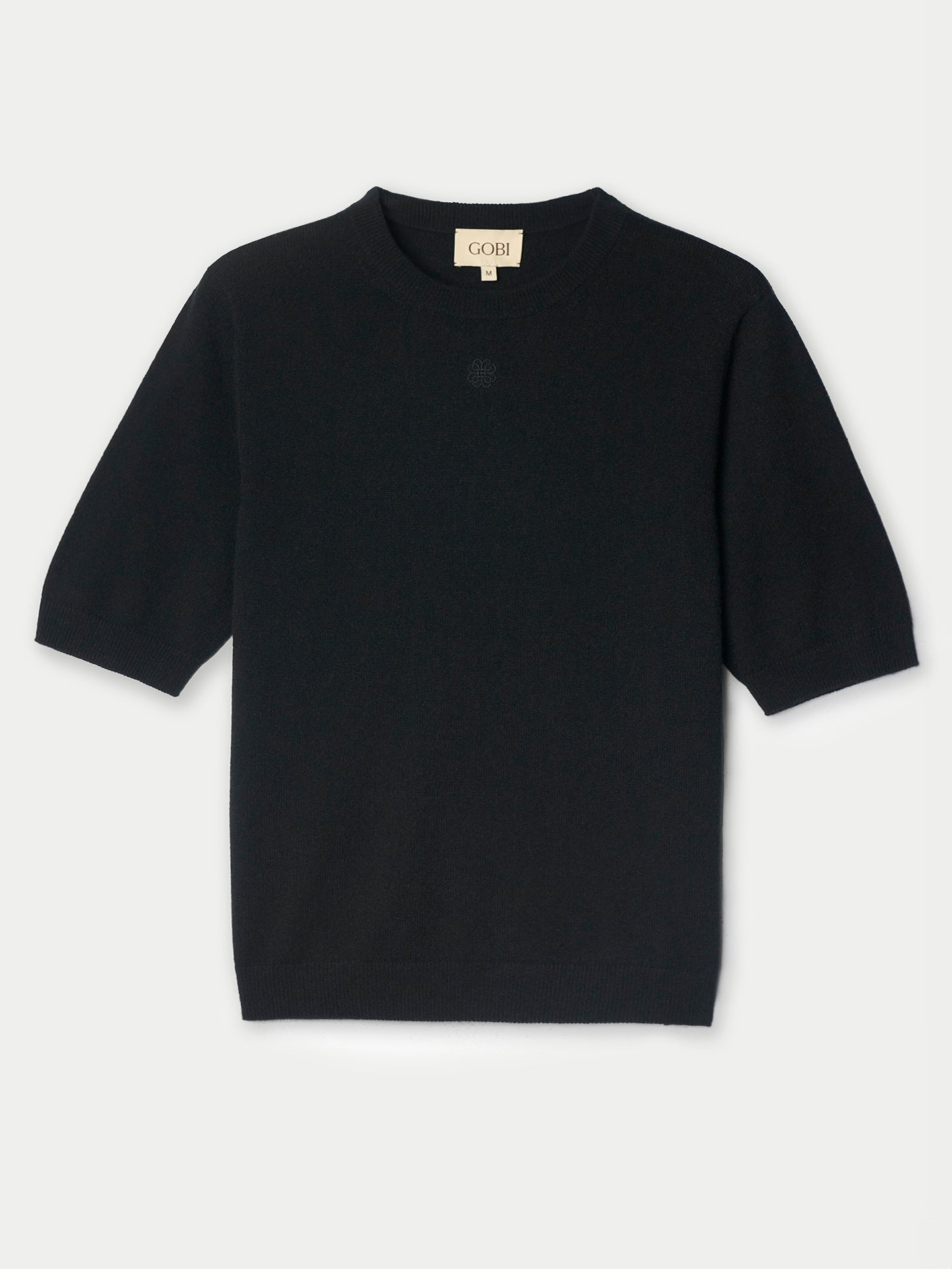 Relaxed Cashmere Sweater — Black