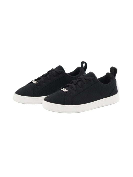 Cashmere Low Ankle Sneakers — Black