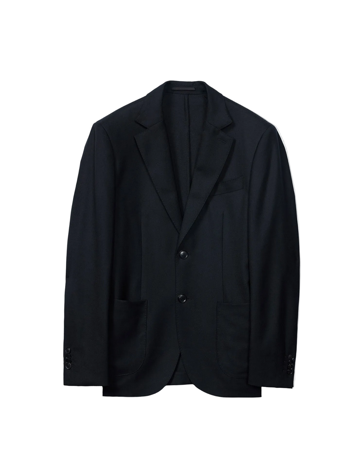 Men's Single-breasted Cashmere Blazer — Black