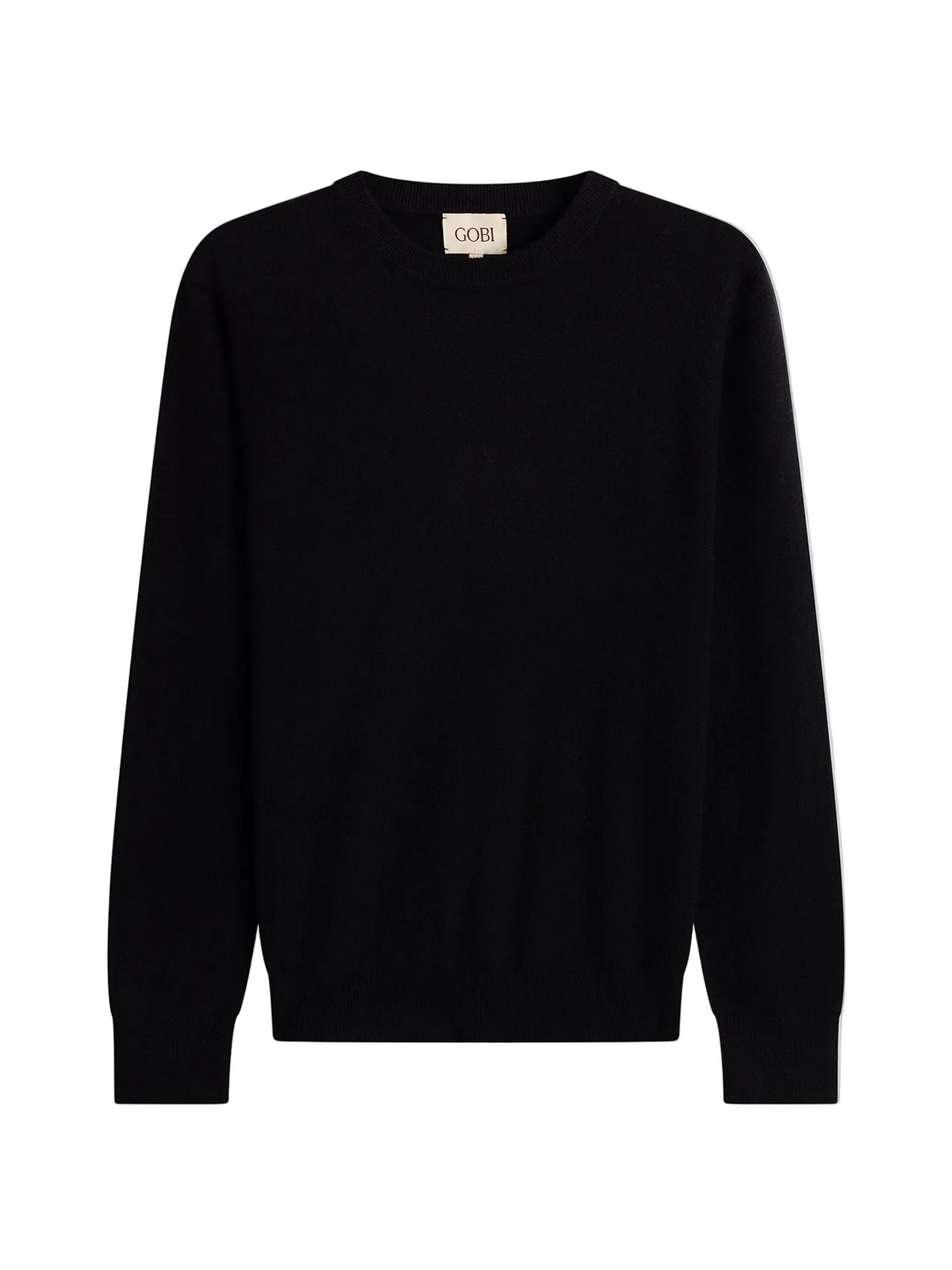 Timeless Crewneck Cashmere Sweater — Black