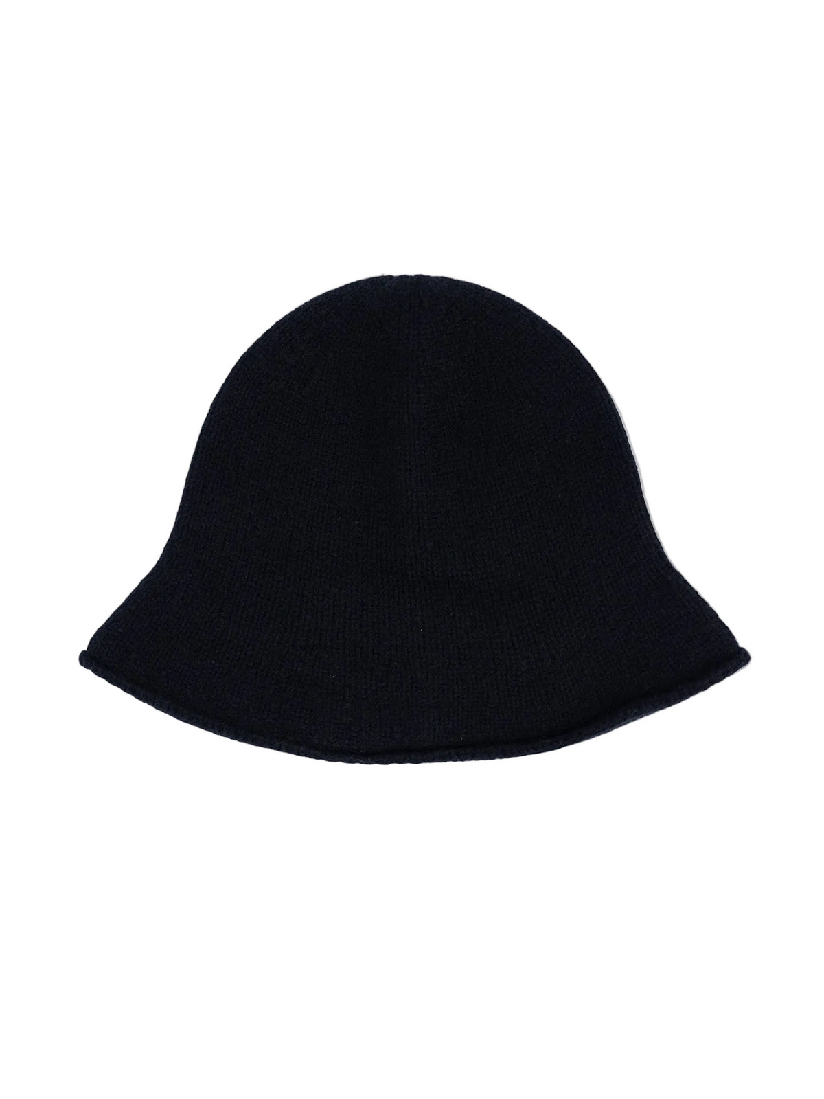 Elegant Felted Bucket Hat — Black