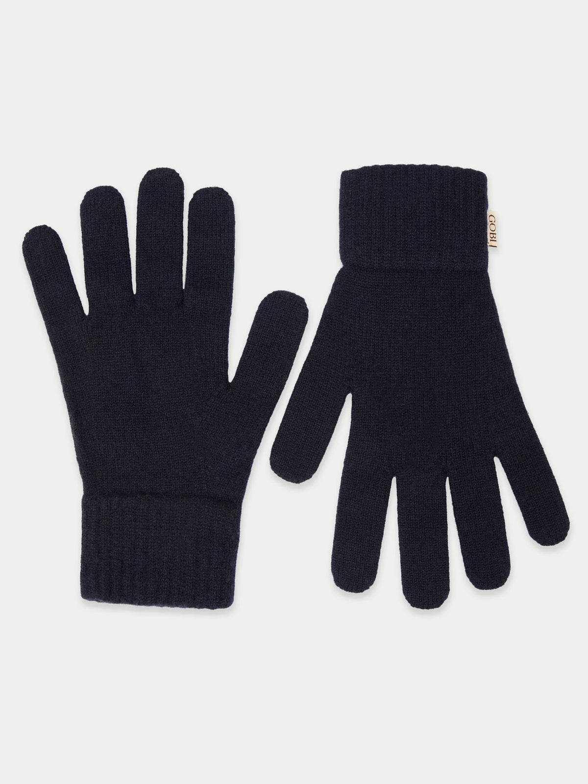 Essential Knit Cashmere Gloves — Black