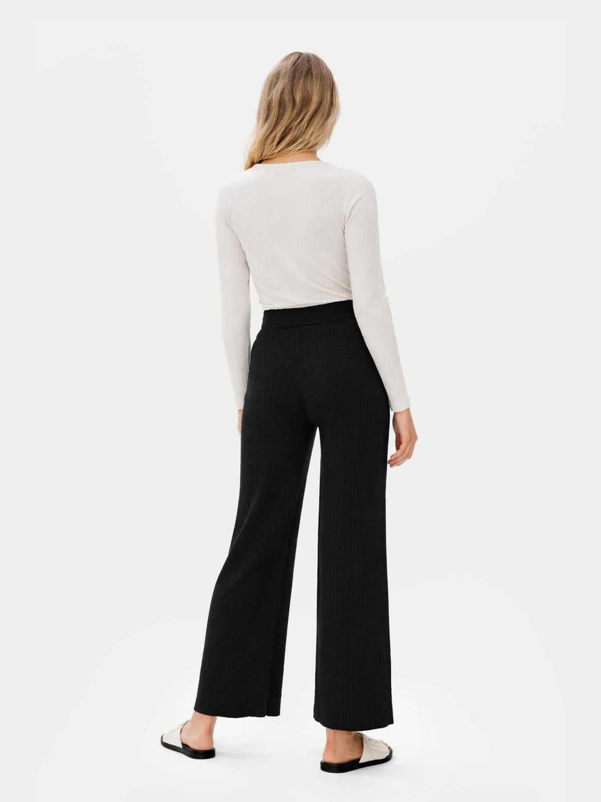 Cashmere Pants — Black