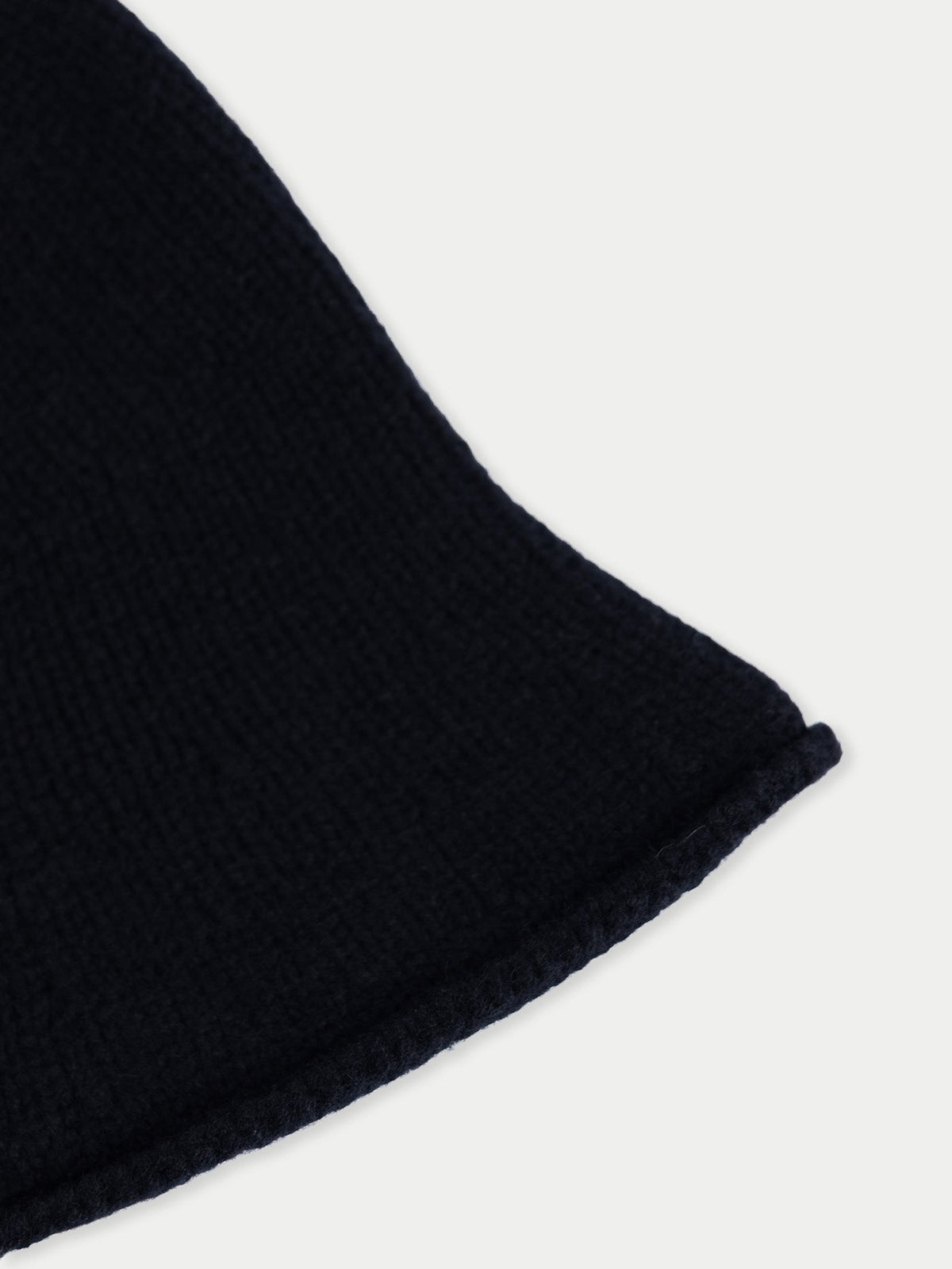 Elegant Felted Bucket Hat — Black