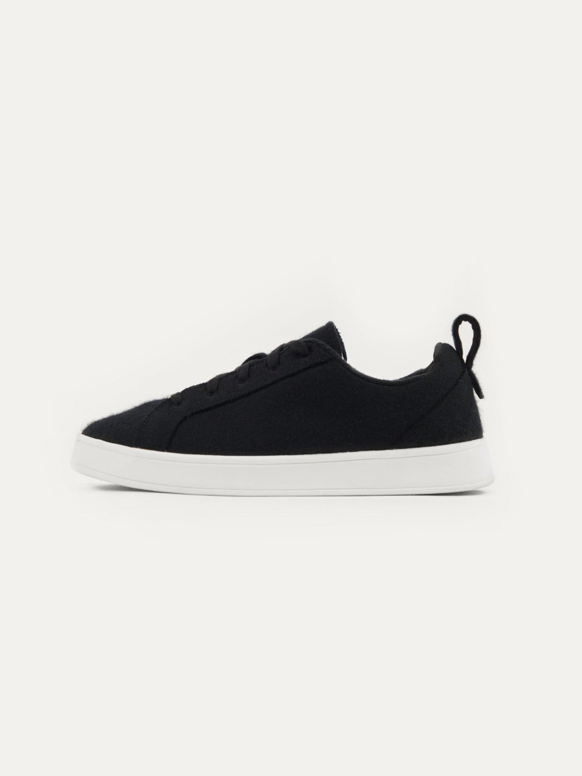 Cashmere Low Ankle Sneakers — Black