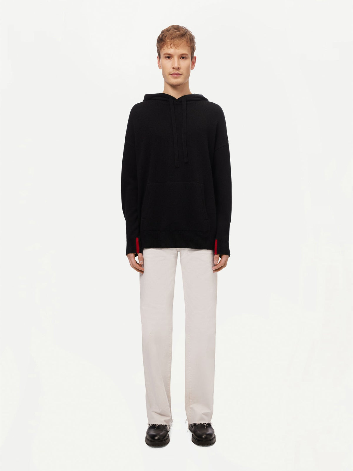 Men's Cashmere Pullover — Black