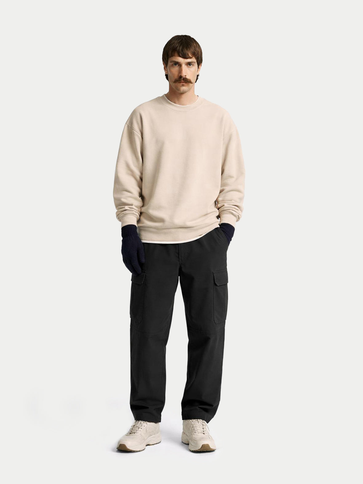 Essential Knit Cashmere Gloves — Black