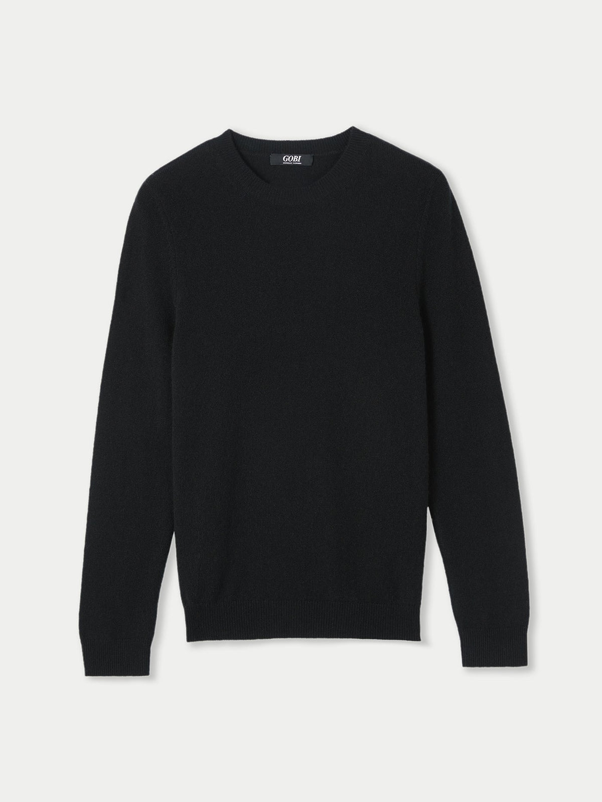 Cashmere Hat & Sweater Set — Black
