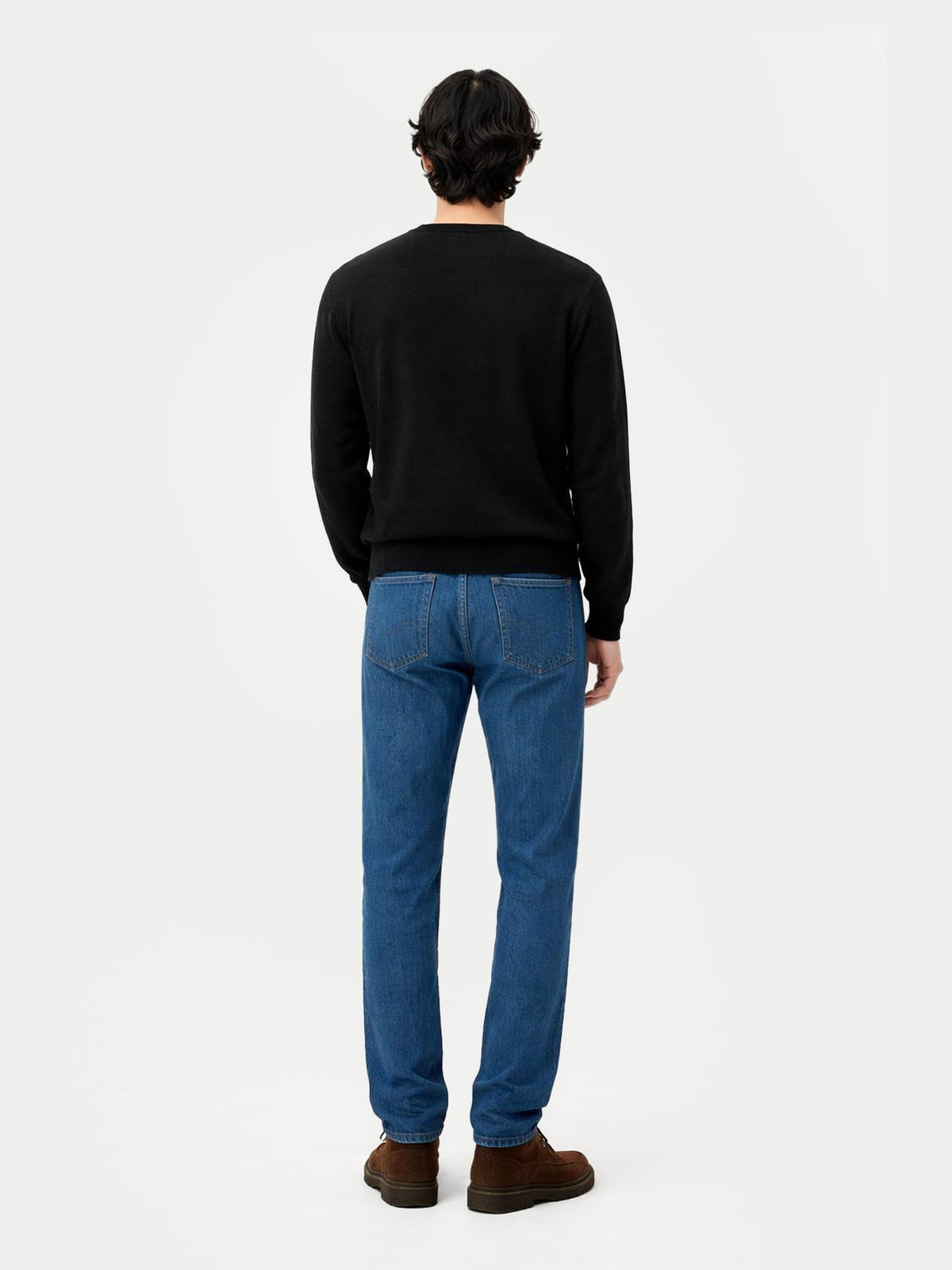 Timeless Crewneck Cashmere Sweater — Black