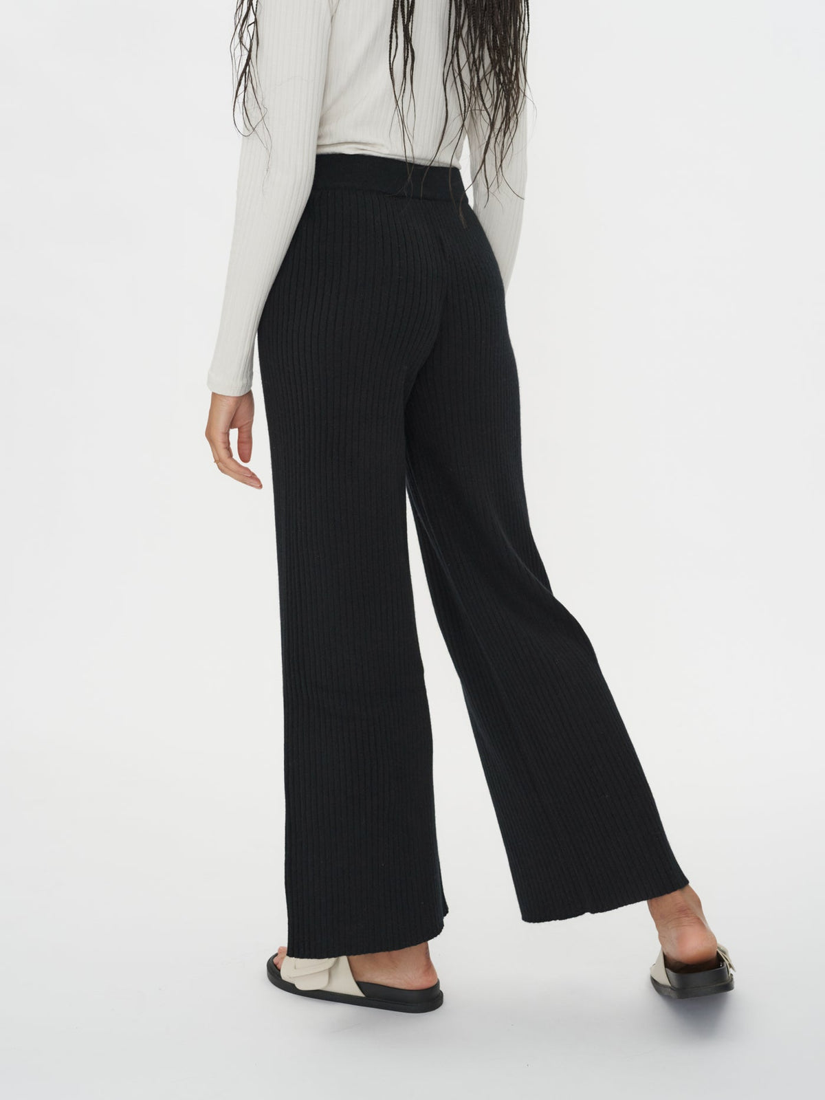 Cashmere Pants — Black
