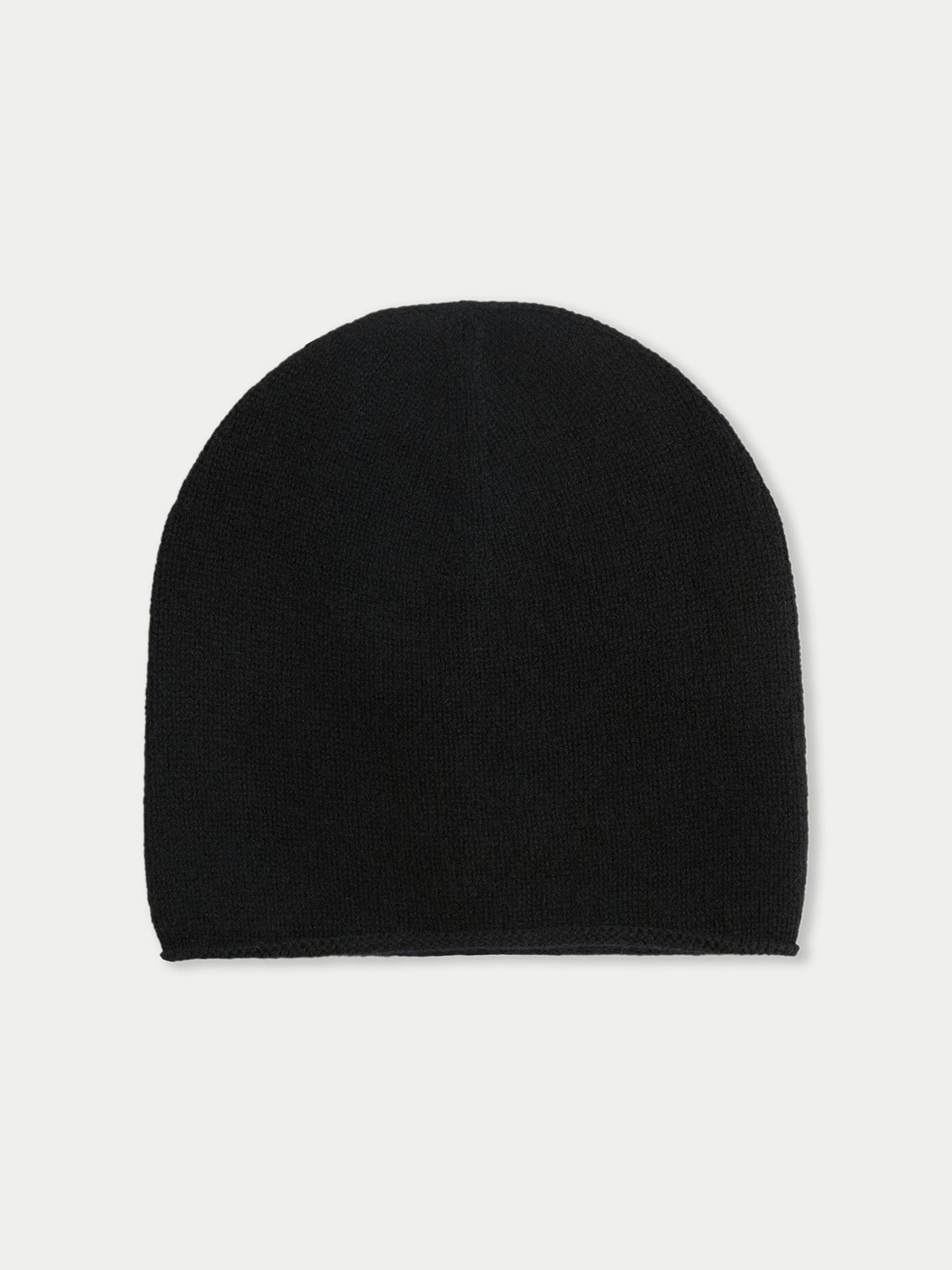 Cashmere Hat & Sweater Set — Black