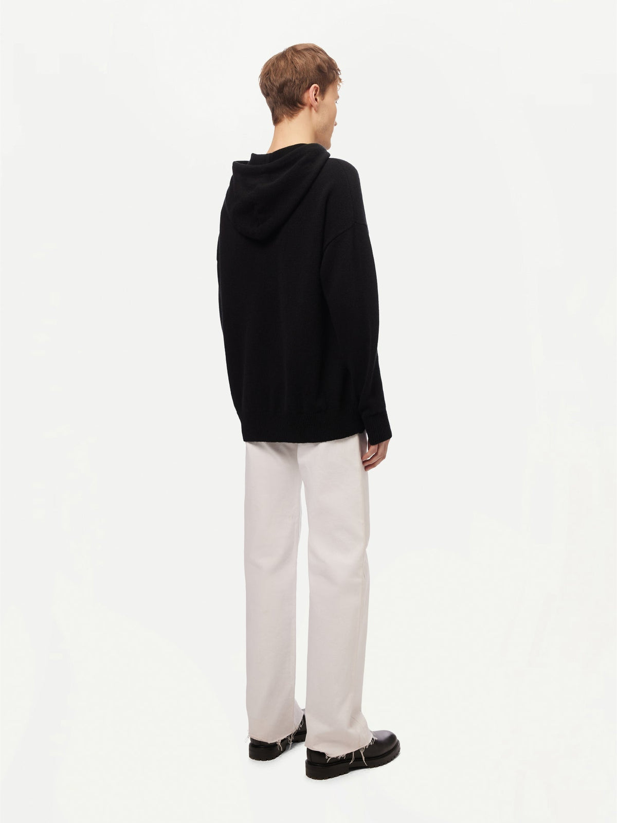 Men's Cashmere Pullover — Black