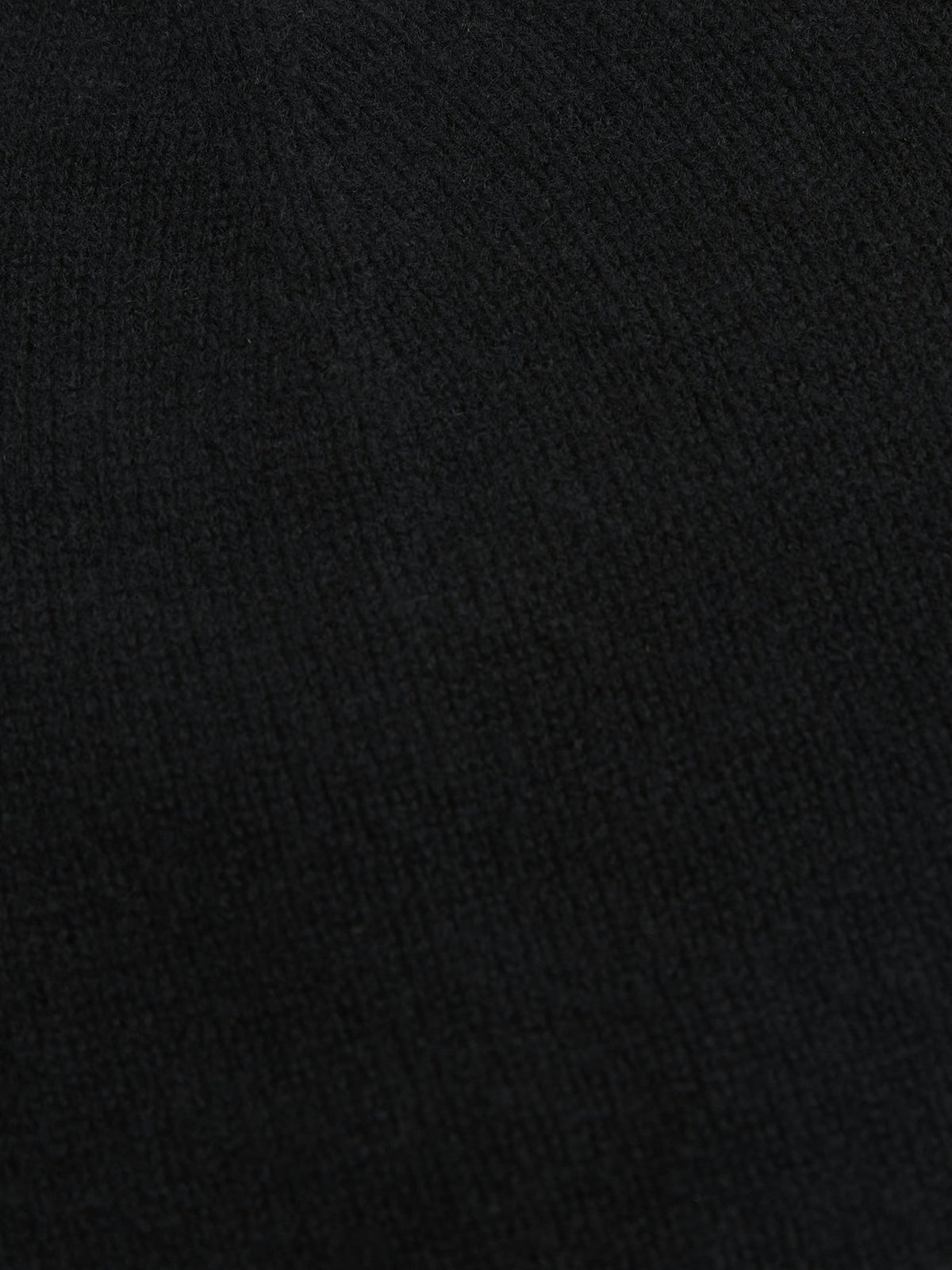 Cashmere Hat & Sweater Set — Black