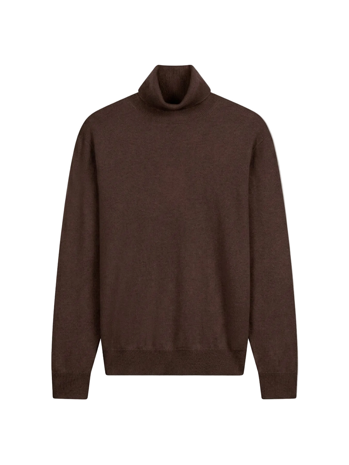 Timeless Turtleneck Cashmere Sweater — Brown
