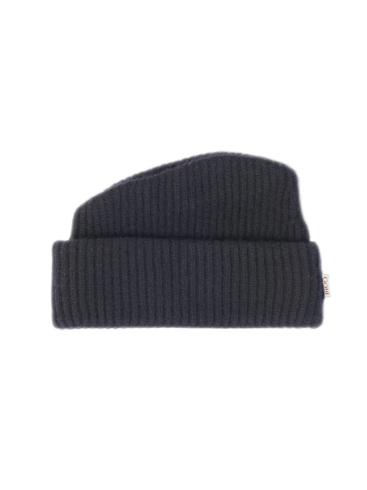 Unisex Cashmere Grandpa Hat — Charcoal