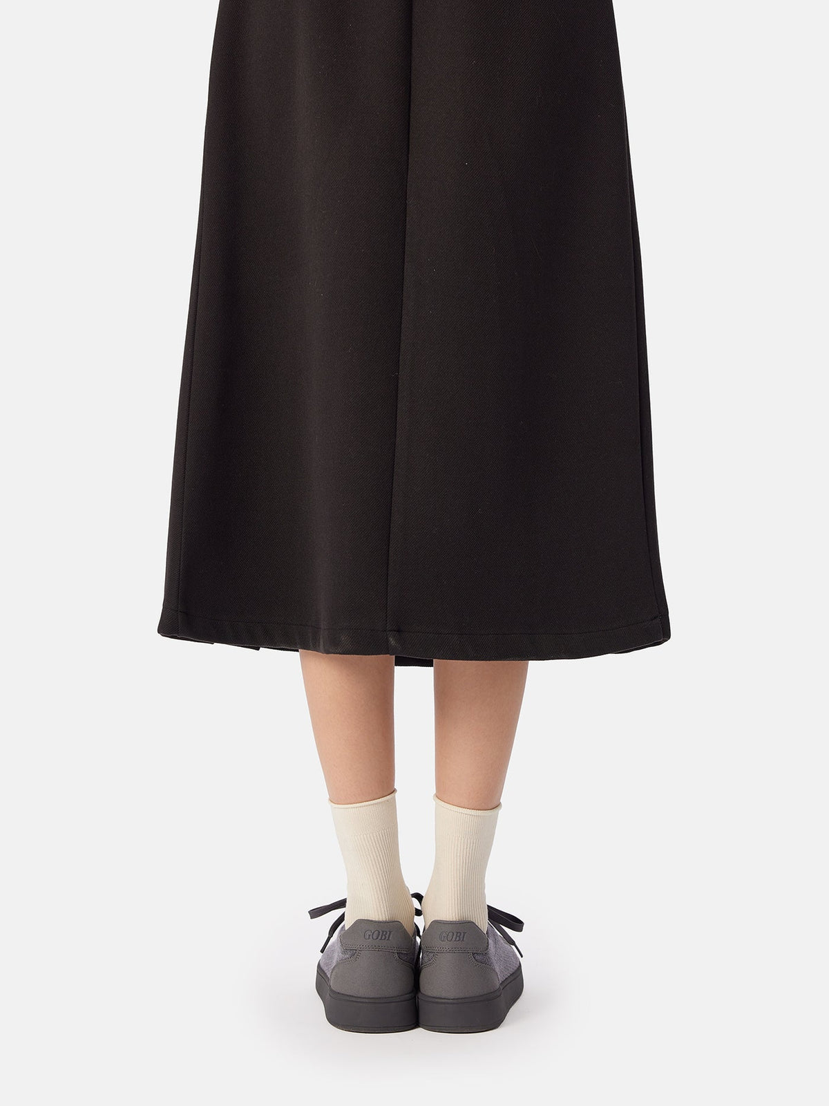 Mercerized Wool Cashmere Knitted Sneakers — Cool Stone