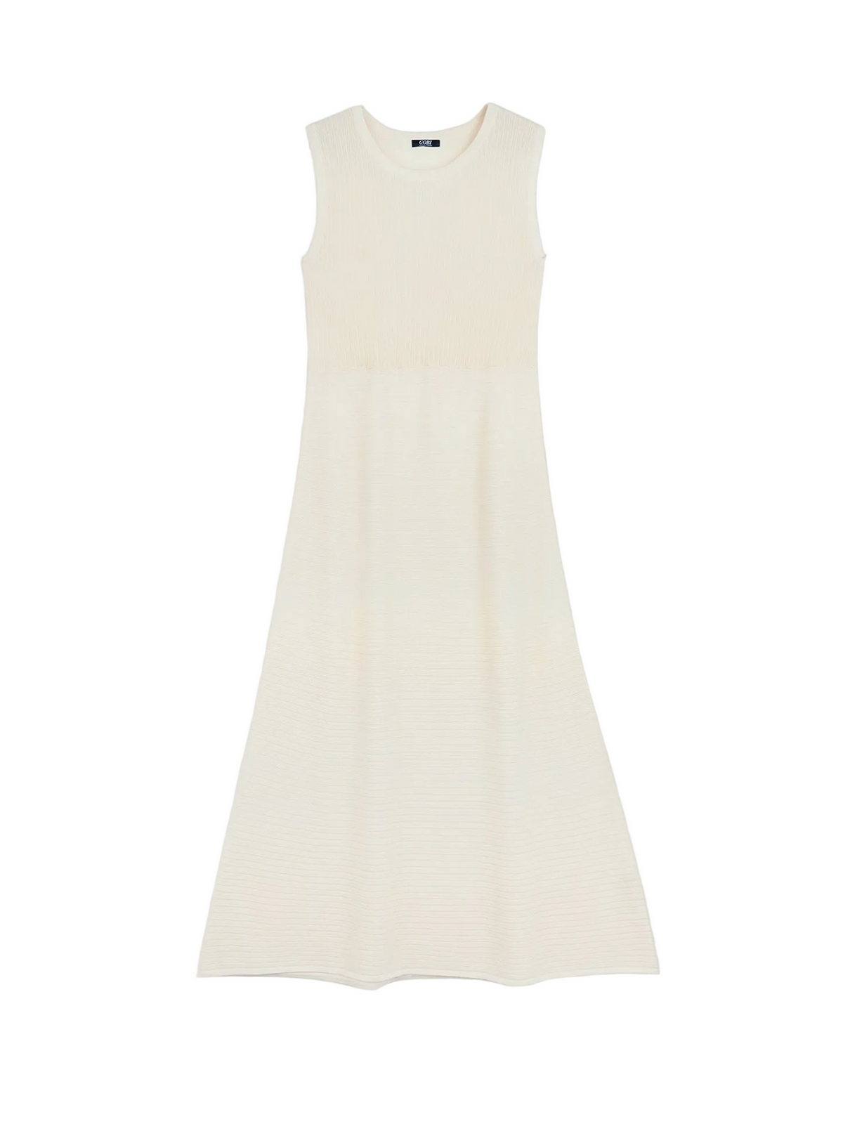 Lightweight Cashmere Silk Dress — Cream White