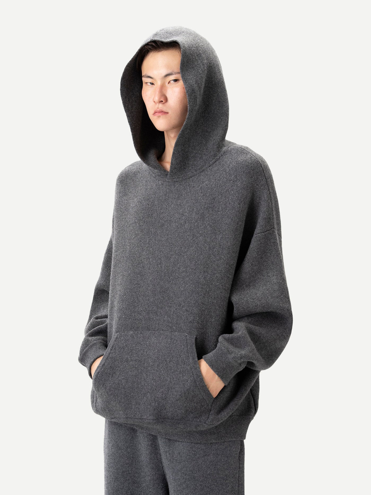 Unisex Cashmere Sweatshirt — Dark Gray