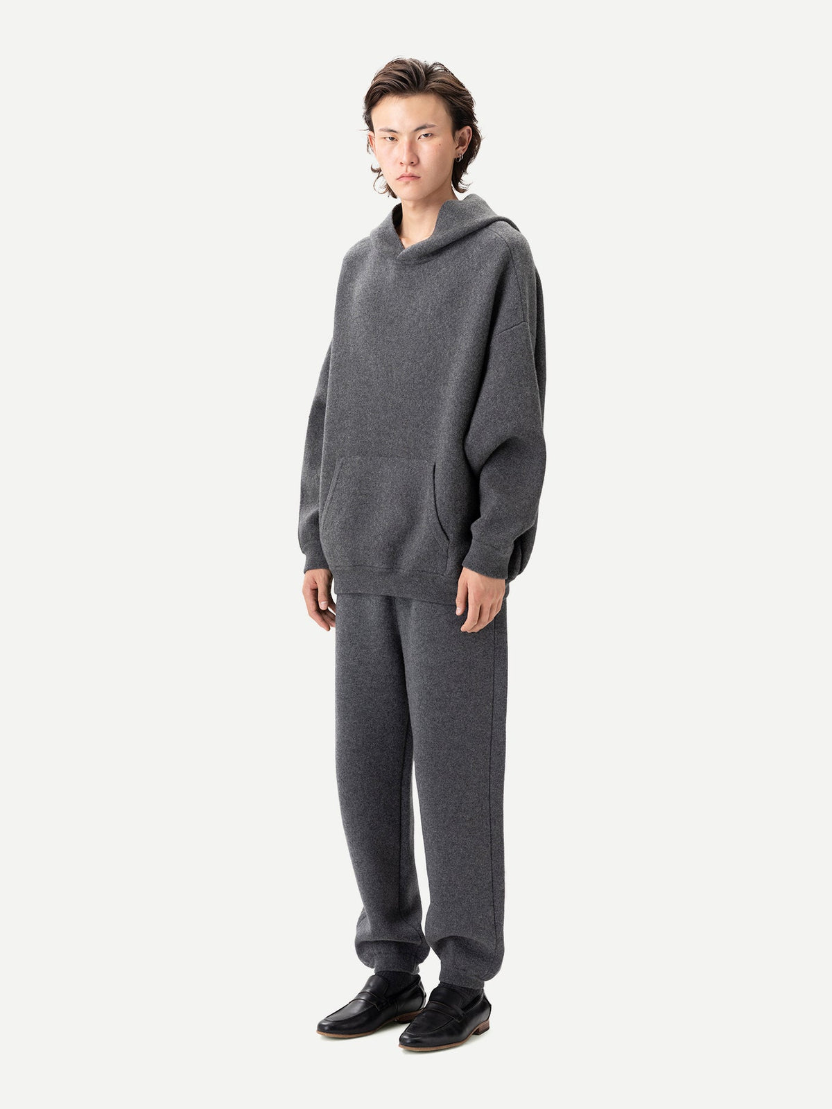 Unisex Cashmere Sweatshirt — Dark Gray