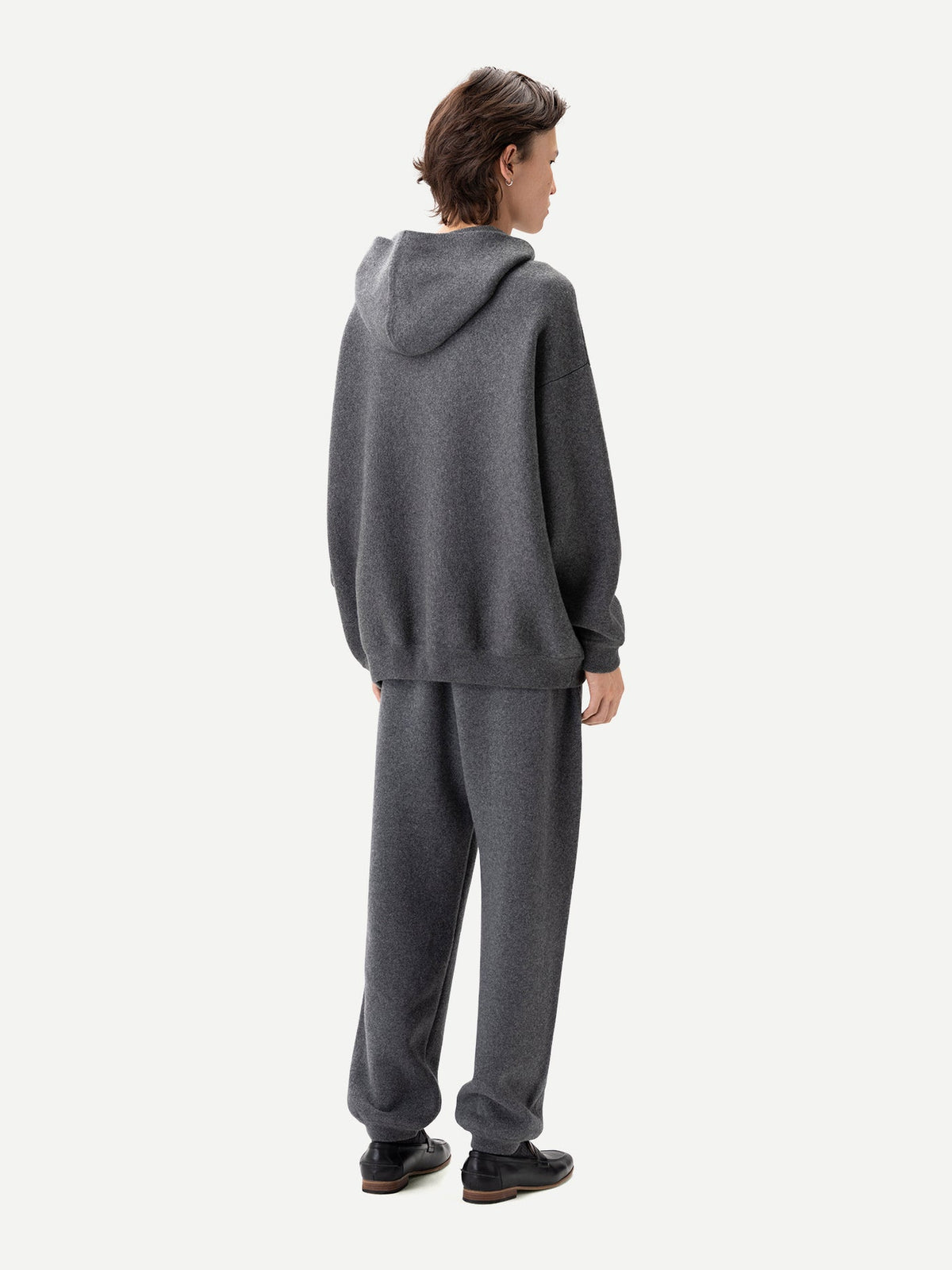 Unisex Cashmere Sweatshirt — Dark Gray
