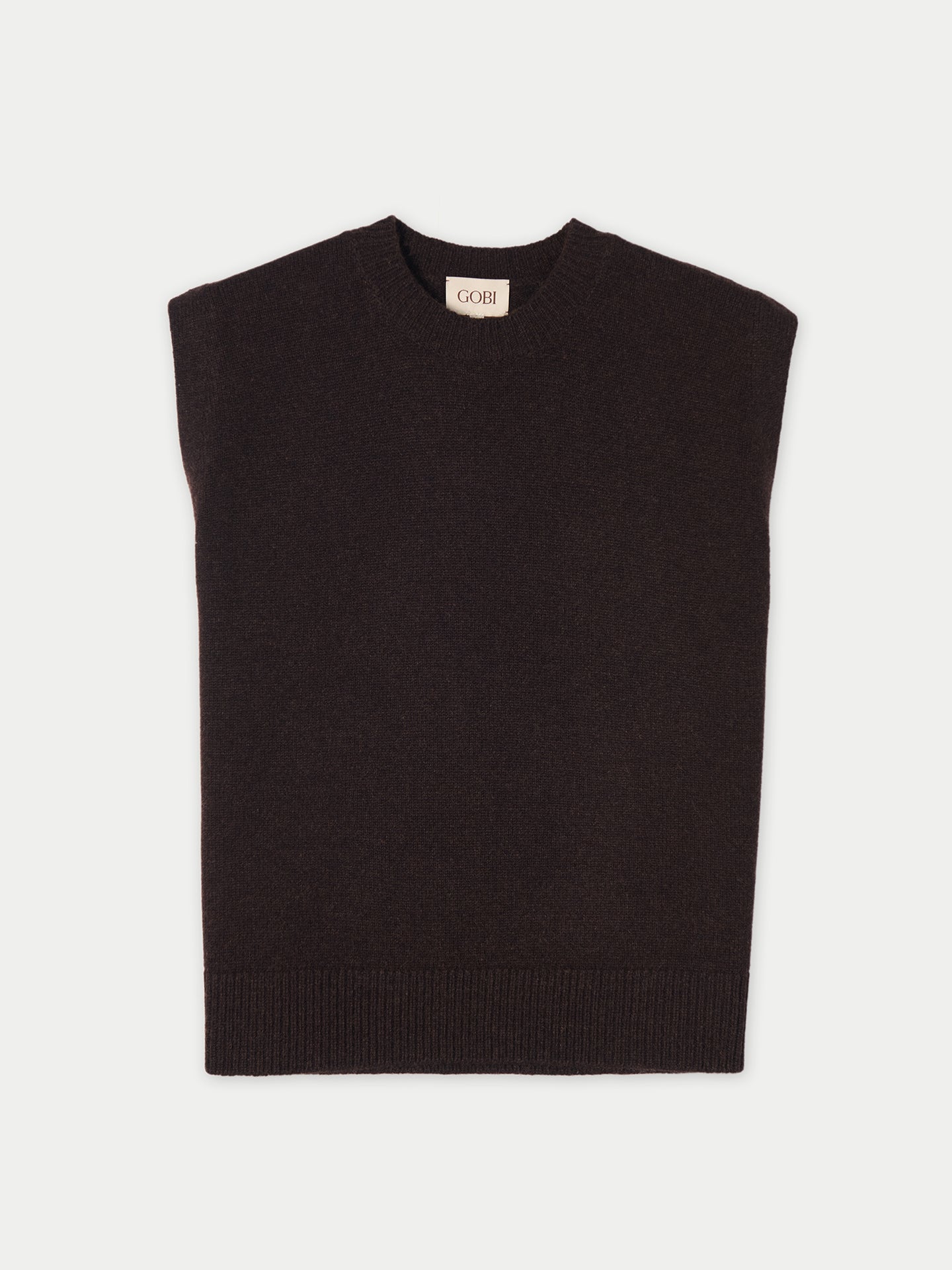 Cashmere Crewneck Twin Set — Deep Mole