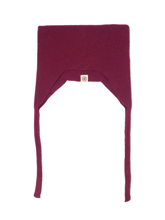 Earflaps Hat — Deep Wine