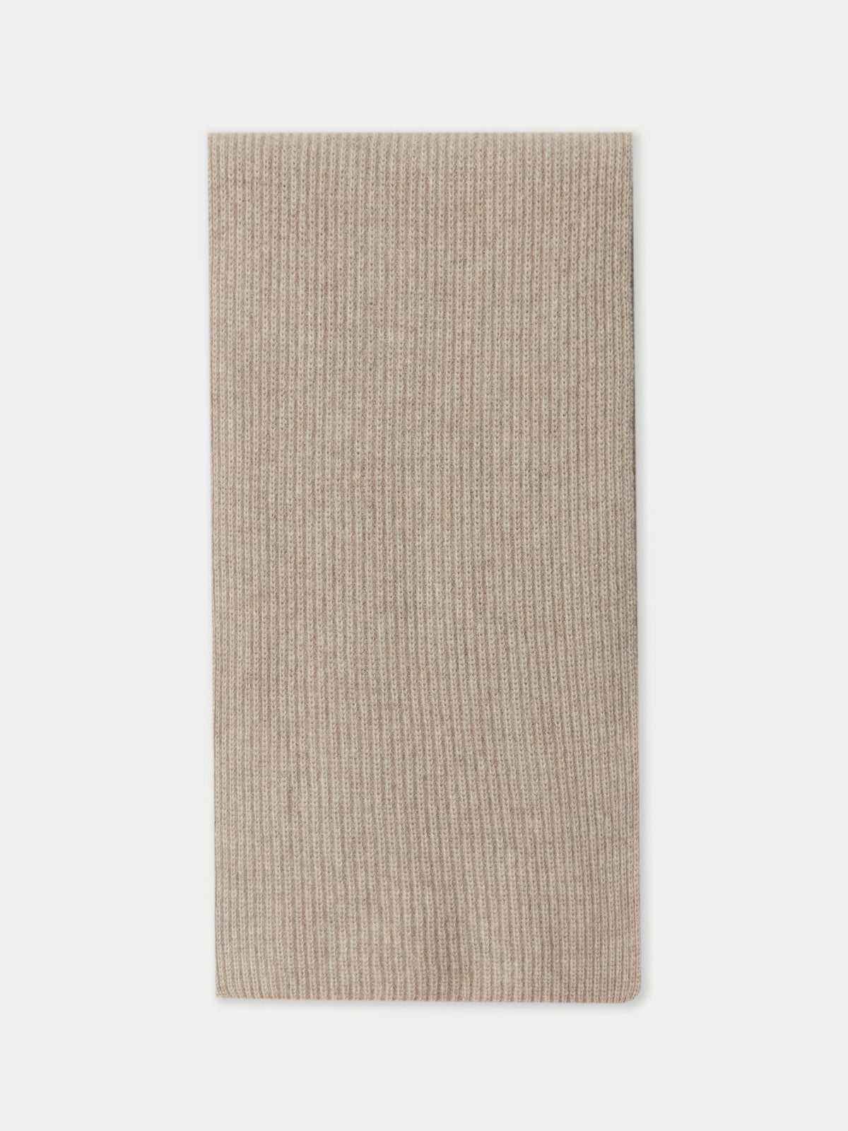 Fisherman Knit Scarf — Dusty Beige