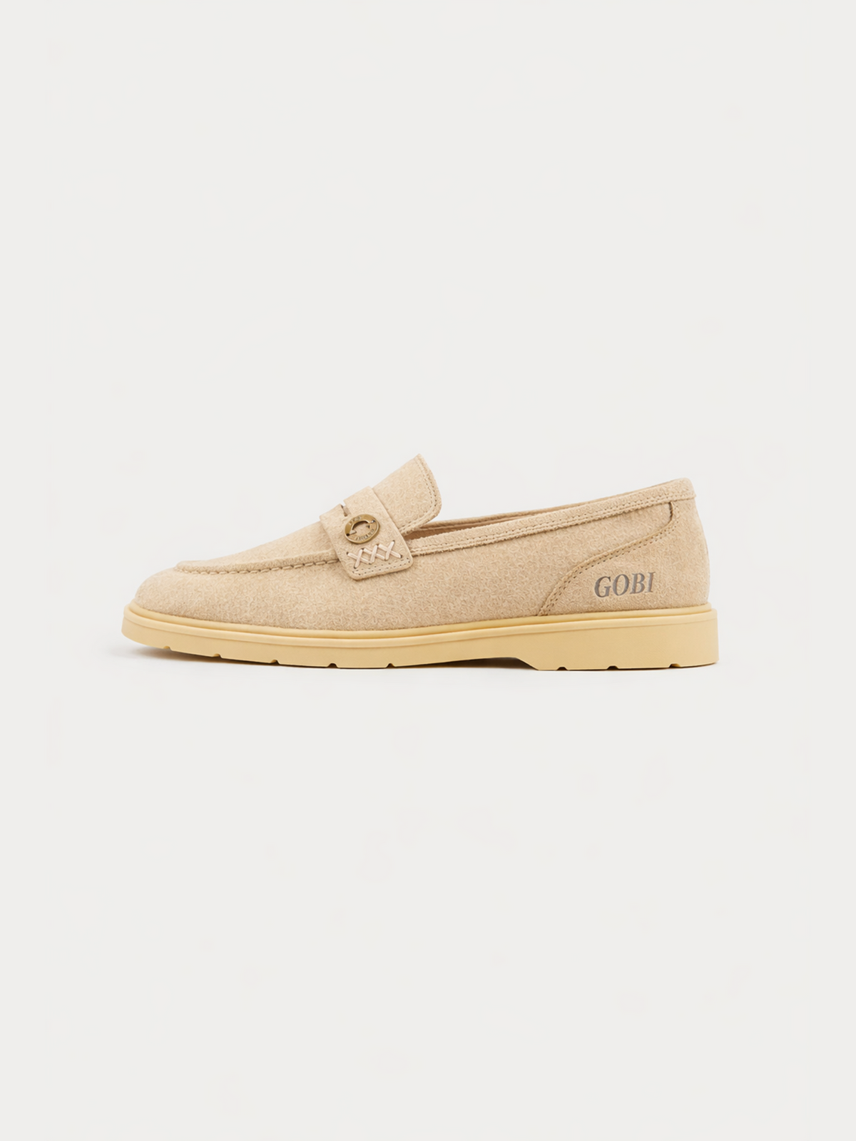 Cashmere Loafers — Dusty Beige