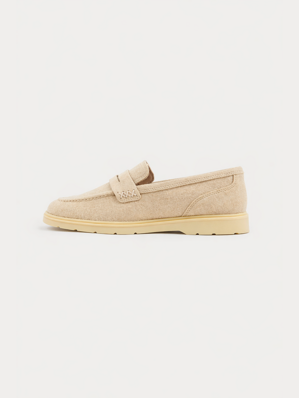 Cashmere Loafers — Dusty Beige