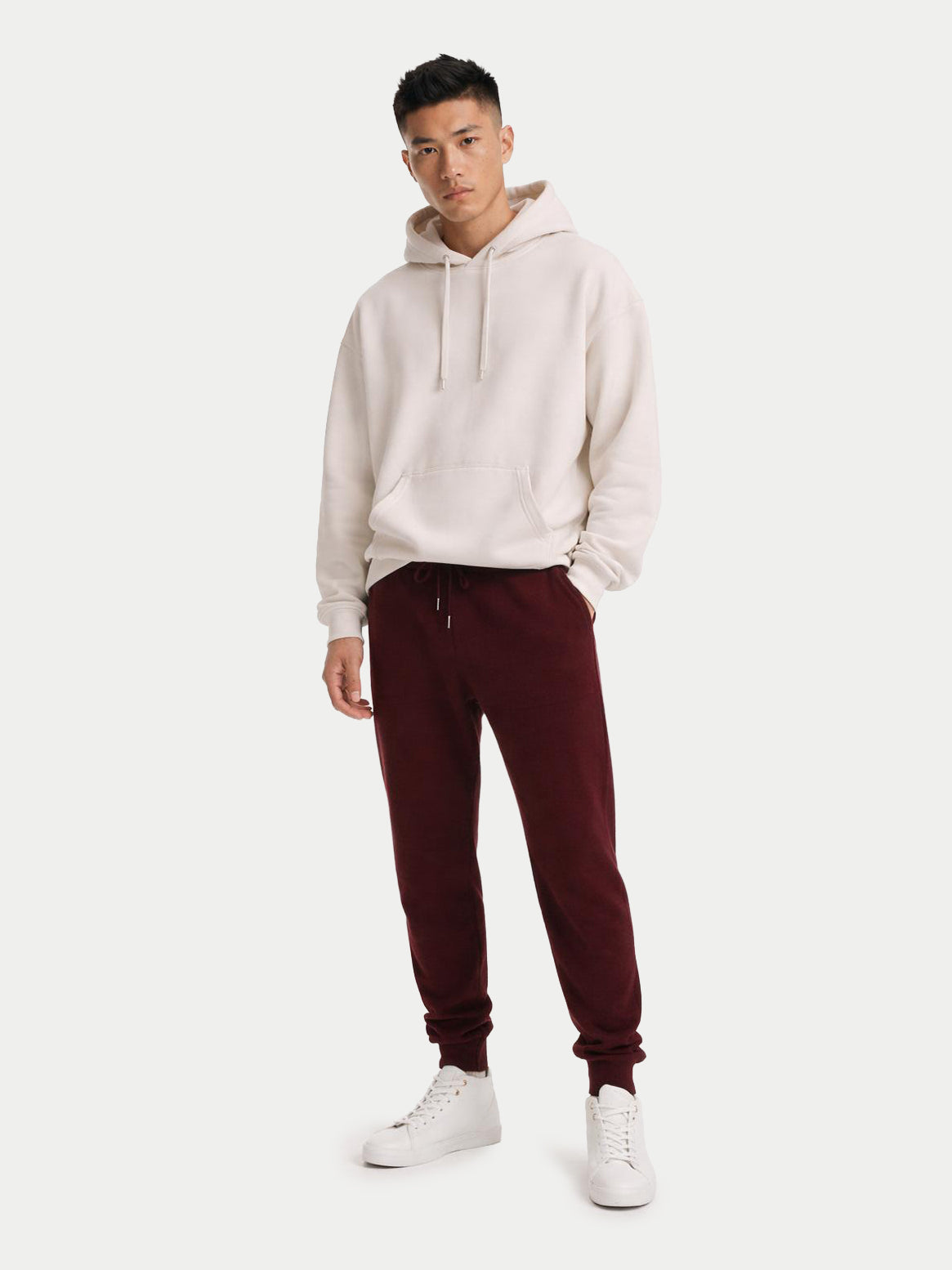 Men's Cashmere Jogger — Dusty Plum