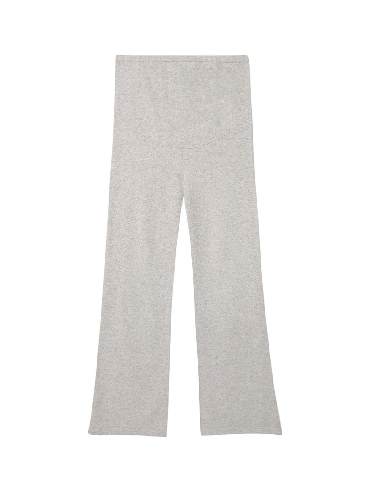 Wide-leg Knitted Maternity Cashmere Pants — Flint Gray