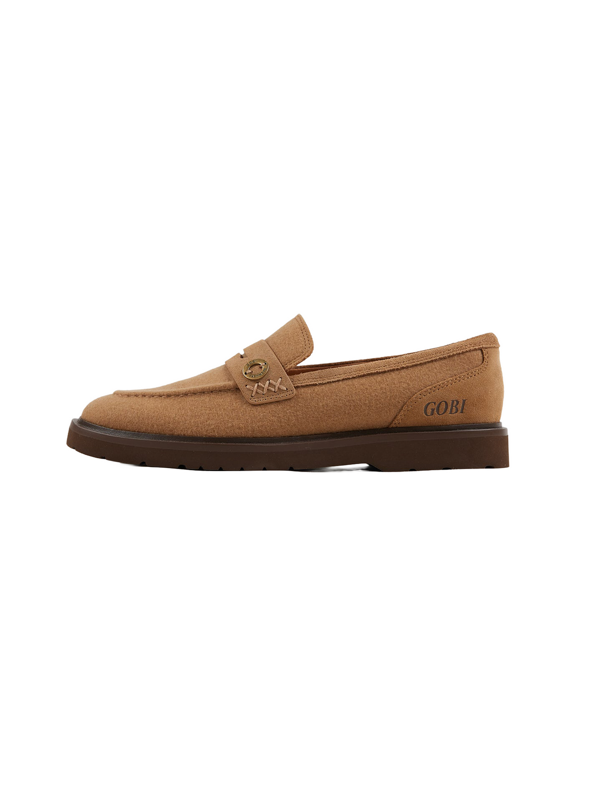 Cashmere Loafers — Golden Brown