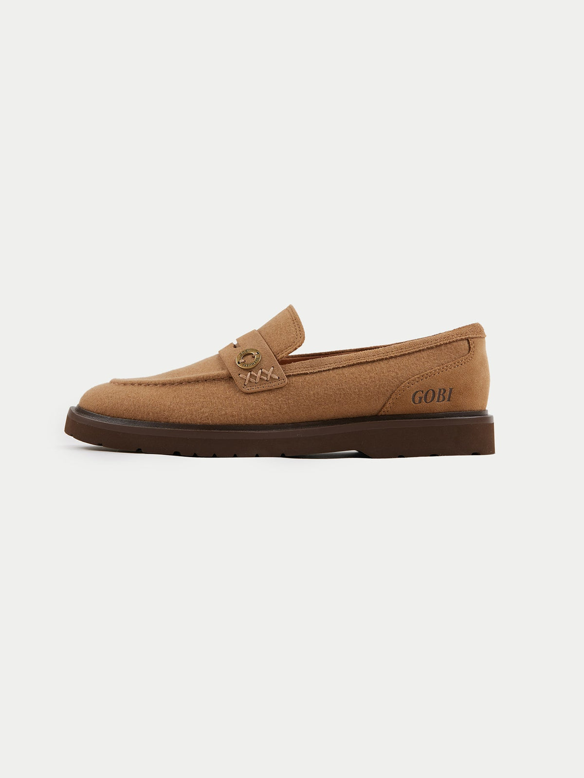 Cashmere Loafers — Golden Brown