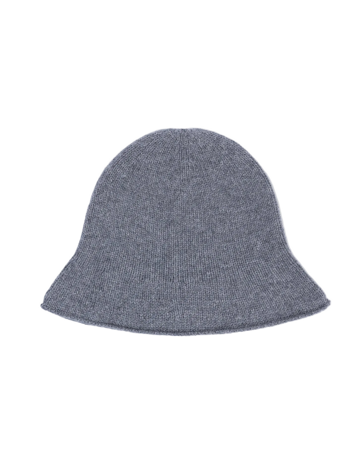Elegant Felted Bucket Hat — Gray