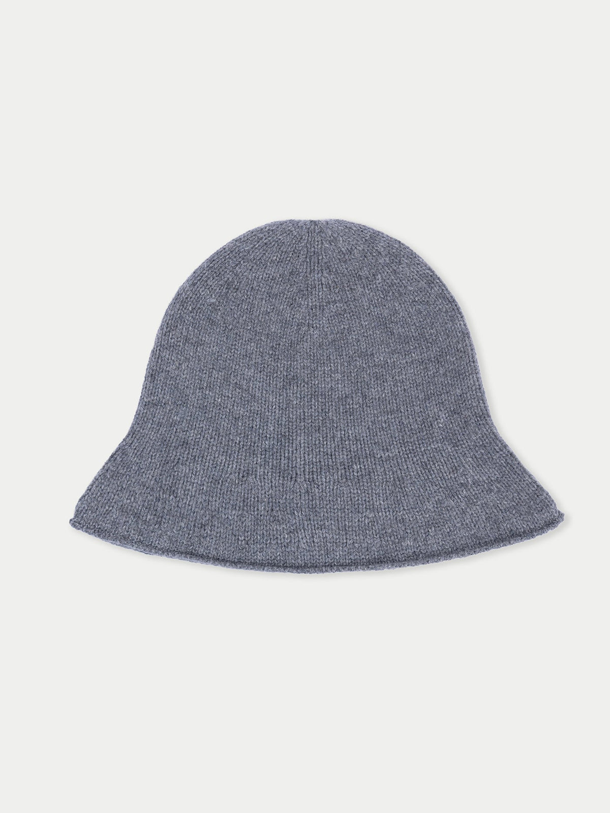 Elegant Felted Bucket Hat — Gray