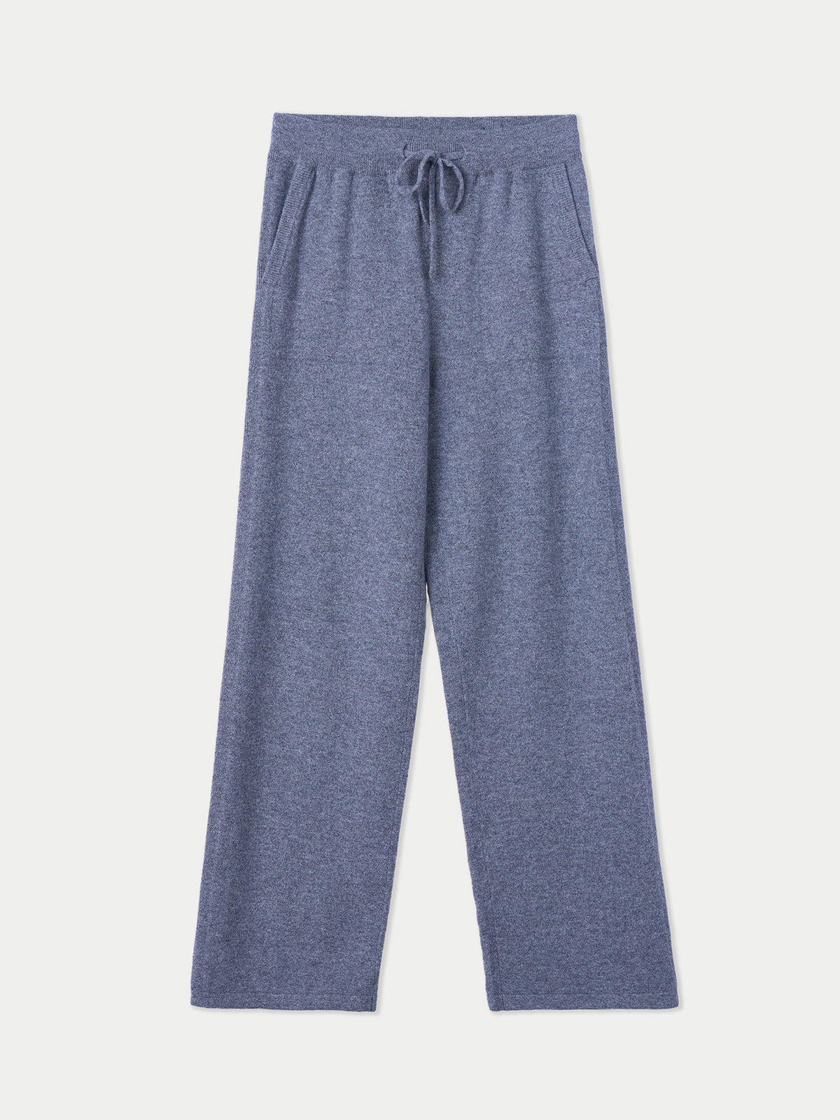 Cashmere Straight Leg Jogger — Gray