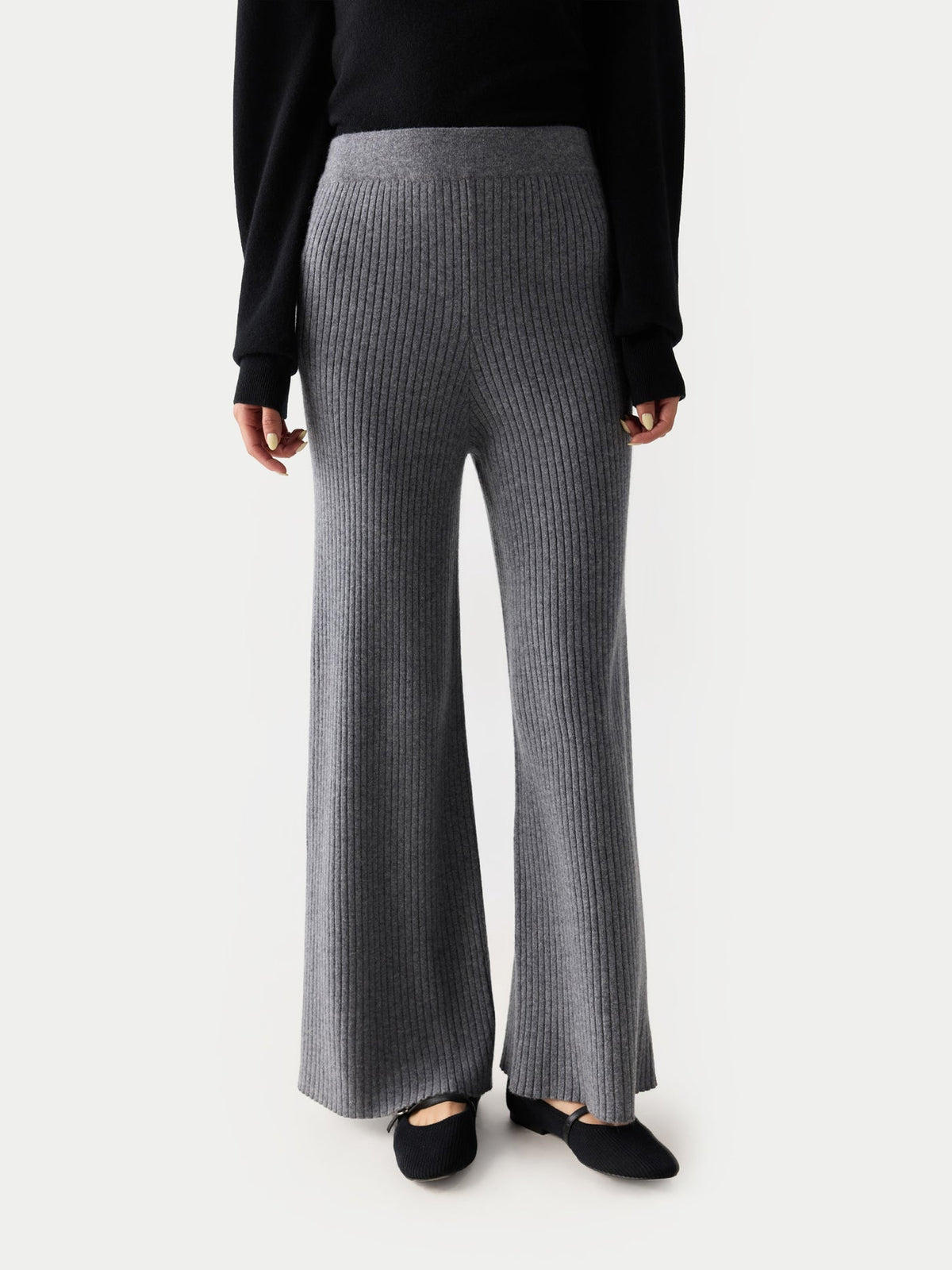 Cashmere Pants — Gray