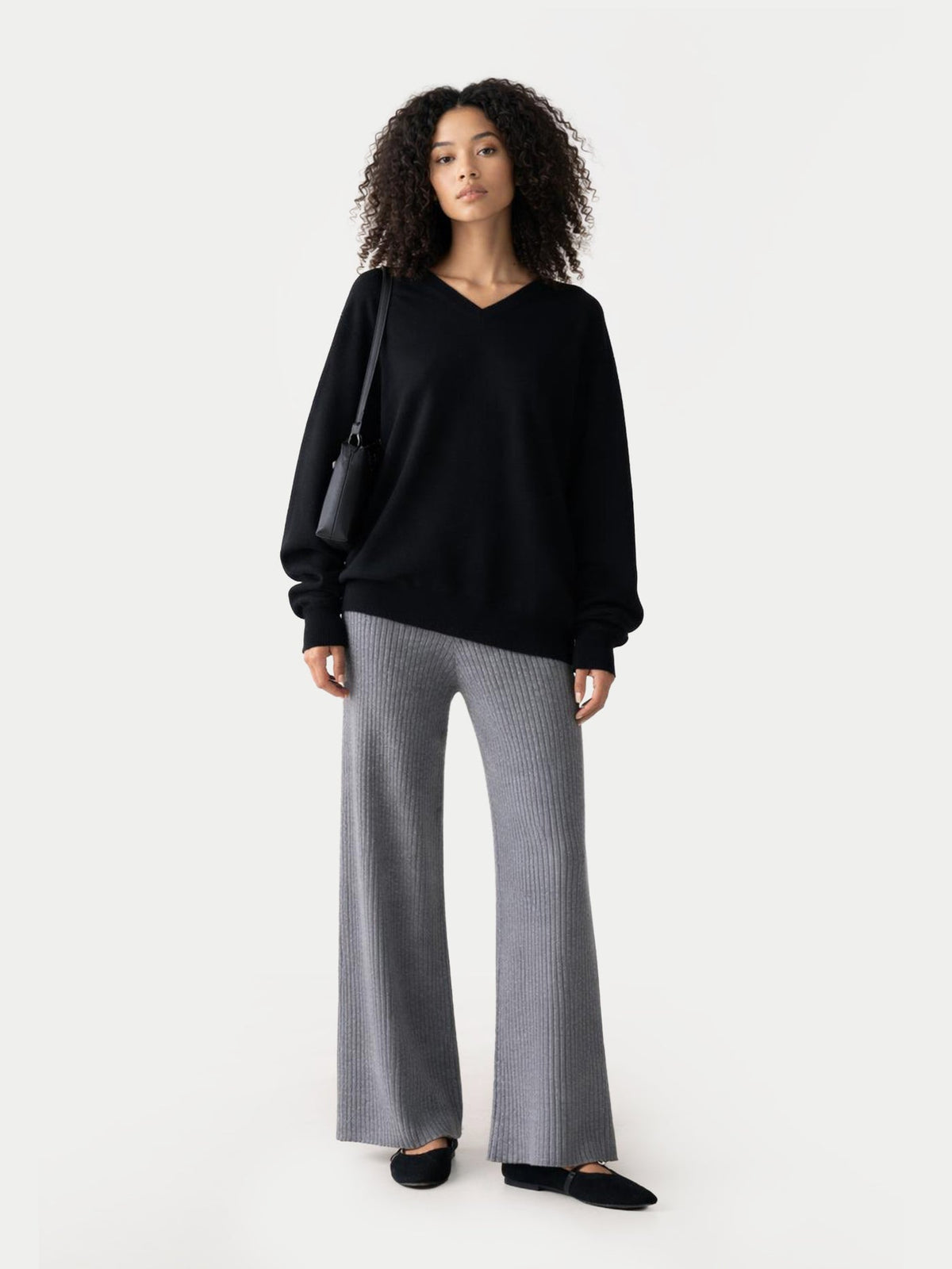 Cashmere Pants — Gray